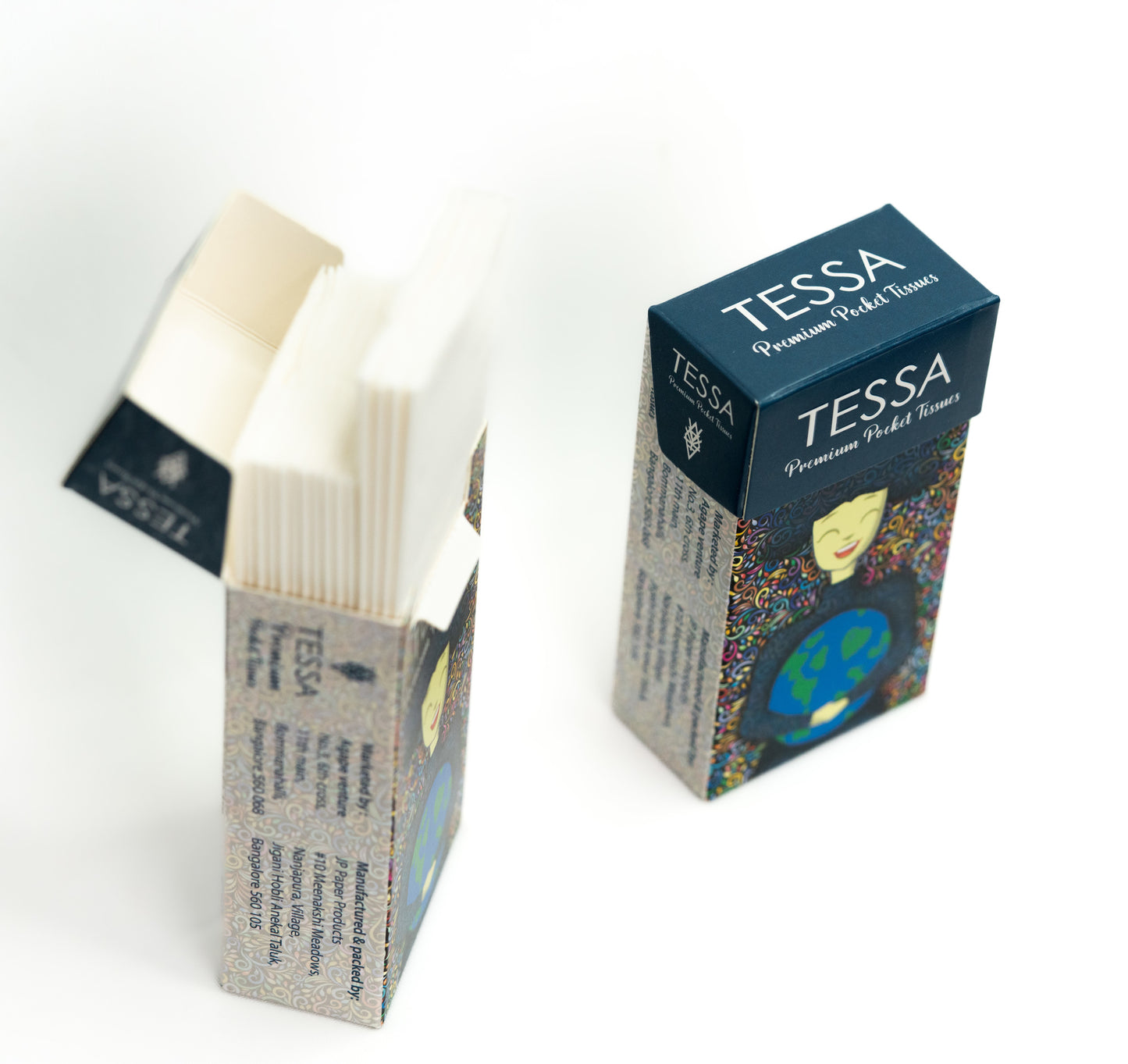 Tessa Pocket Tissues   (Pack of 10)